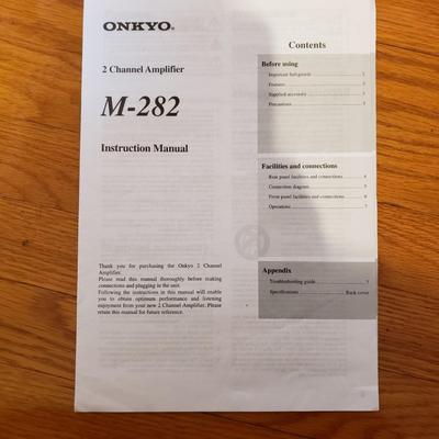 Four Onkyo Two Channel Amplifiers (O-MG)