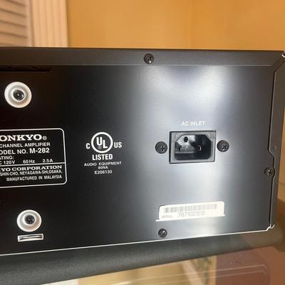 Four Onkyo Two Channel Amplifiers (O-MG)