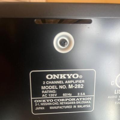 Four Onkyo Two Channel Amplifiers (O-MG)