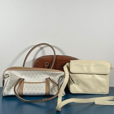 LOT 250: Purse/Handbag Collection - Crazy Horse, Tignanello & More