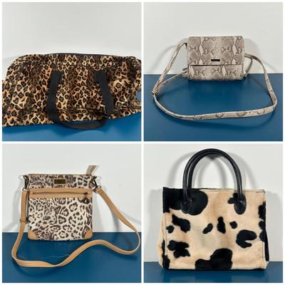 LOT 254: Animal Print Purse, Hand Bags & More - Betseyville, Gigi Hill & More