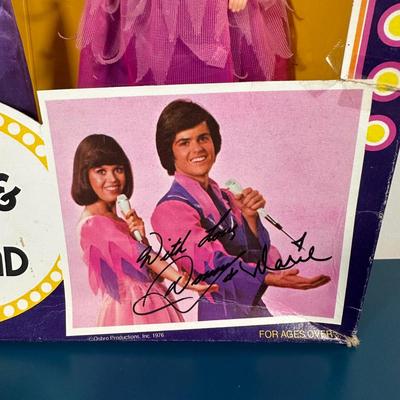 LOT 255: Vintage Mattel Donnie & Marie Osmond Dolls in Package