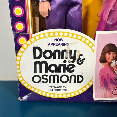 LOT 255: Vintage Mattel Donnie & Marie Osmond Dolls in Package