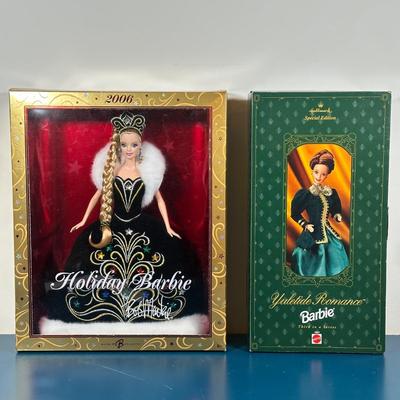 LOT 257: 2006 Holiday Barbie & Hallmark Yuletide Romance Barbie in Package