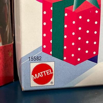 LOT 259: Vintage Holiday/Winter Barbie Collection in Packaging