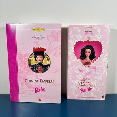 LOT 260: Chinese Empress & Sweet Valentine Barbie in Box