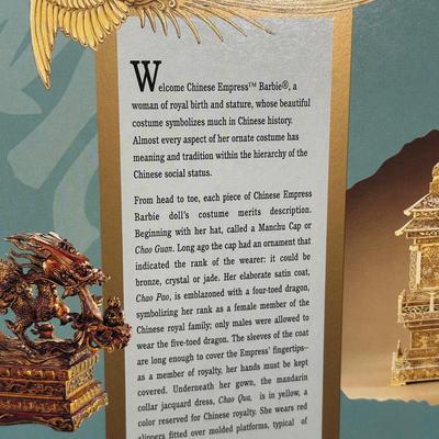 LOT 260: Chinese Empress & Sweet Valentine Barbie in Box