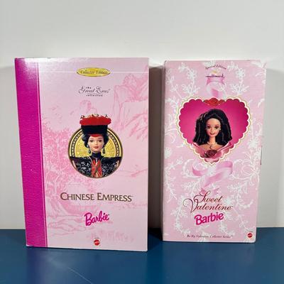 LOT 260: Chinese Empress & Sweet Valentine Barbie in Box
