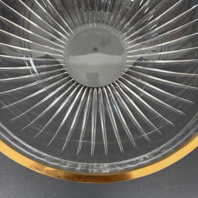 LOT 270: Stunning 10"rd. Marquis by Waterford Crystal Hand-cut Slovenia Bowl