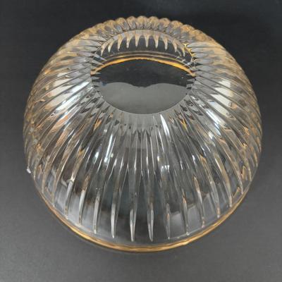 LOT 270: Stunning 10"rd. Marquis by Waterford Crystal Hand-cut Slovenia Bowl
