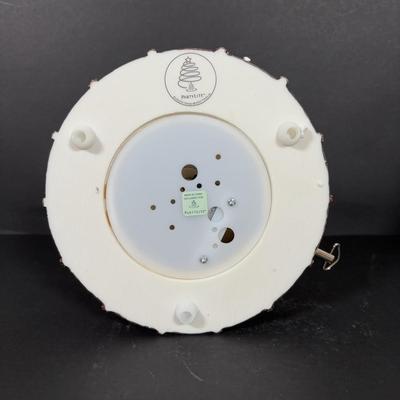 LOT 272: PartyLite Musical Christmas Tealight Candle Holder Glowing Tree w/Magnetic Ornaments