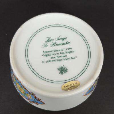 LOT 273: Anne Klein Perfume, Ralph Lauren Crossbody Clutch, Porcelain Music box, Lip Stick/Coin Purse & More