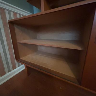 LOT 277: Mid-Century Modern Danish Teak Credenza with Display Top