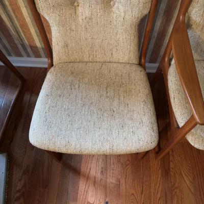 LOT 278: Mid-Century Modern Danish Teak Table and 6 Chairs