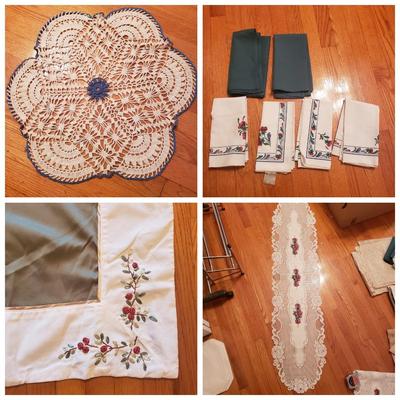 Tablecloths, Pier One Table Runner, Lenox Linens, Doilies & More (PB-KD)