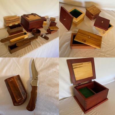 Variety of Handmade Wooden Boxes and More (GB-BM)