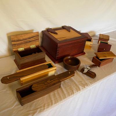 Variety of Handmade Wooden Boxes and More (GB-BM)