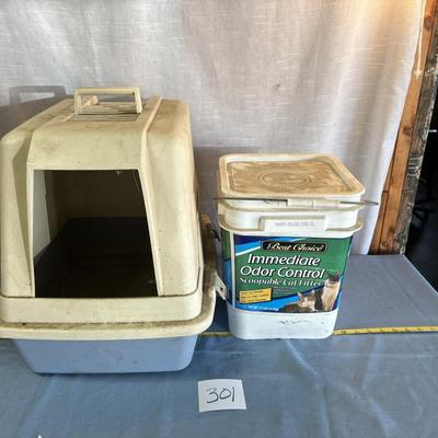 Kitty Litter and Box