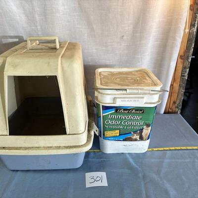 Kitty Litter and Box