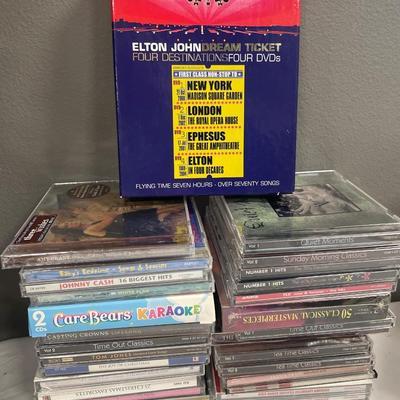 Multiple CDs & Elton John DVD set