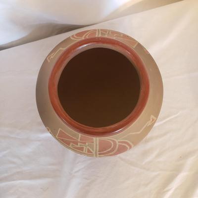 Hand Carved Buffalo, Stone Buffalo and Clay Bowl (GB-KD)