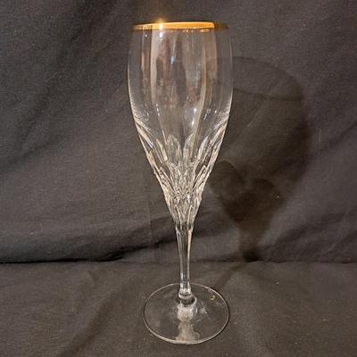 Gorham Diamond Gold Crystal Stemware 38 Pcs. (LR-SD)
