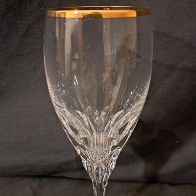 Gorham Diamond Gold Crystal Stemware 38 Pcs. (LR-SD)