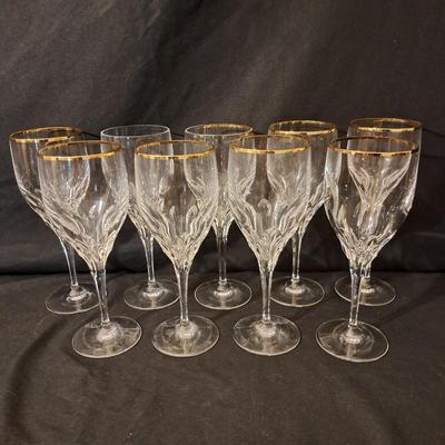 Gorham Diamond Gold Crystal Stemware 38 Pcs. (LR-SD)