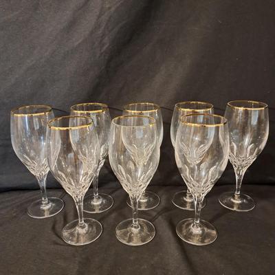 Gorham Diamond Gold Crystal Stemware 38 Pcs. (LR-SD)