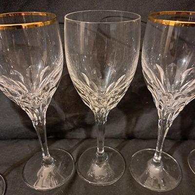 Gorham Diamond Gold Crystal Stemware 38 Pcs. (LR-SD)
