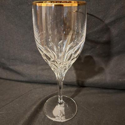 Gorham Diamond Gold Crystal Stemware 38 Pcs. (LR-SD)