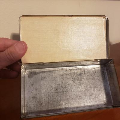 AGFA Ansco Vintage Box Camera and Vintage Egyptian Cigarette Case (GB-KD)