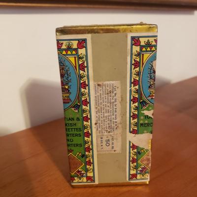 AGFA Ansco Vintage Box Camera and Vintage Egyptian Cigarette Case (GB-KD)