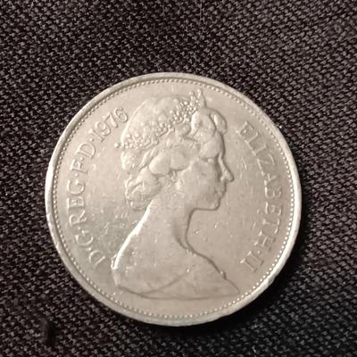 '68, '73, '76, '79 D-G-REG-F-D ELIZABETH II 10 NEW PENCE