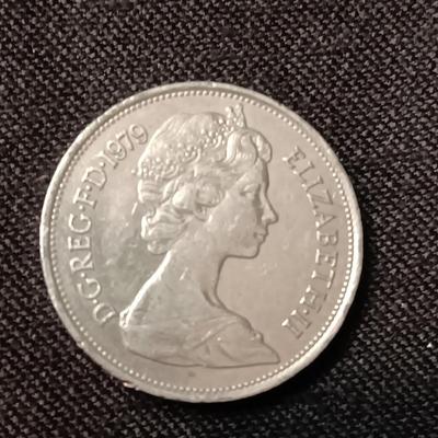 '68, '73, '76, '79 D-G-REG-F-D ELIZABETH II 10 NEW PENCE