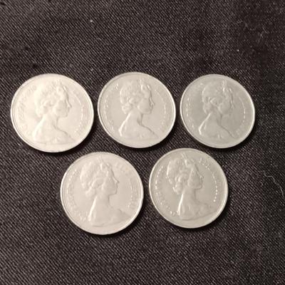 3 -1970'S, '68, '79 D-G-REG-F-D ELIZABETH II 10 NEW PENCE