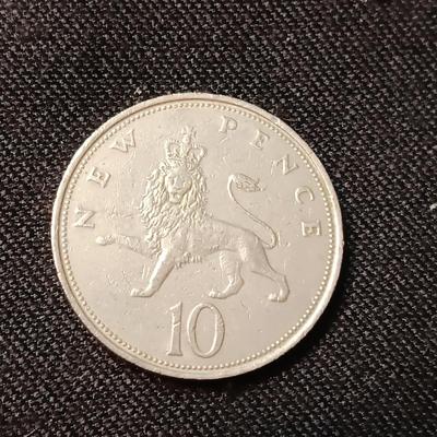 3 -1970'S, '68, '79 D-G-REG-F-D ELIZABETH II 10 NEW PENCE