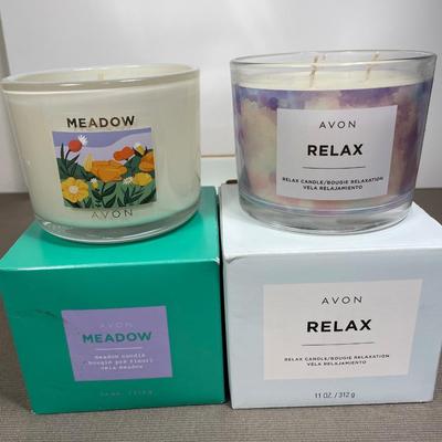 Two 3 wick candles New!