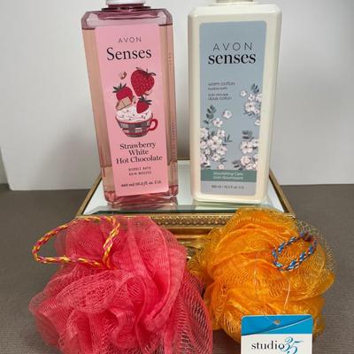 Bubble Baths and poufs. New!