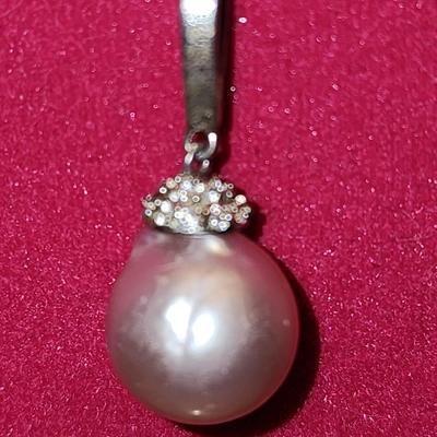Lavender freshwater pearl necklace
