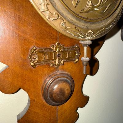340 Antique Wall Clock
