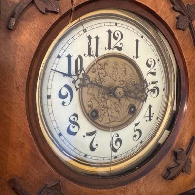 340 Antique Wall Clock
