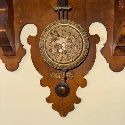 340 Antique Wall Clock