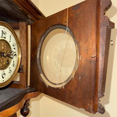 340 Antique Wall Clock