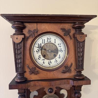 340 Antique Wall Clock