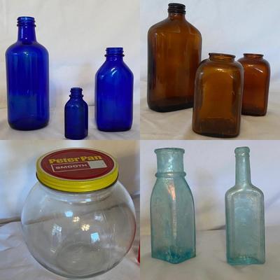 Assorted Vintage Bottles and Collectible Advertising Book (GB-BM)