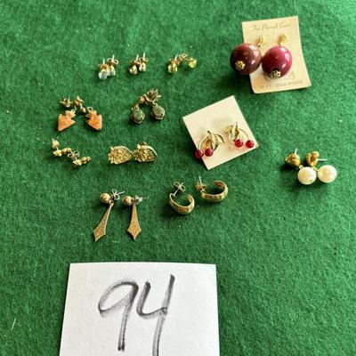 Pierced Earring Lot