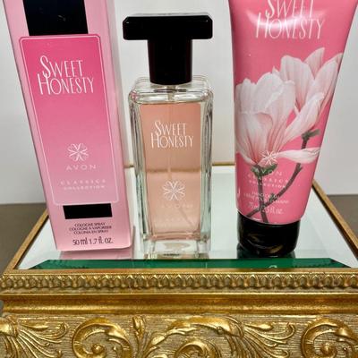 Sweet Honesty cologne and hand lotion