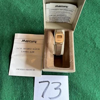 Mercury L.C.D. quartz Watch