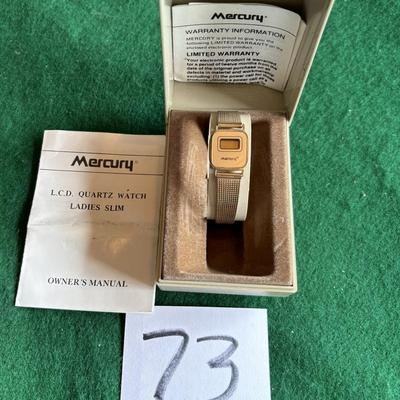 Mercury L.C.D. quartz Watch